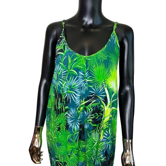 Tropical Green Jumpsuit - Picture 6 of 11